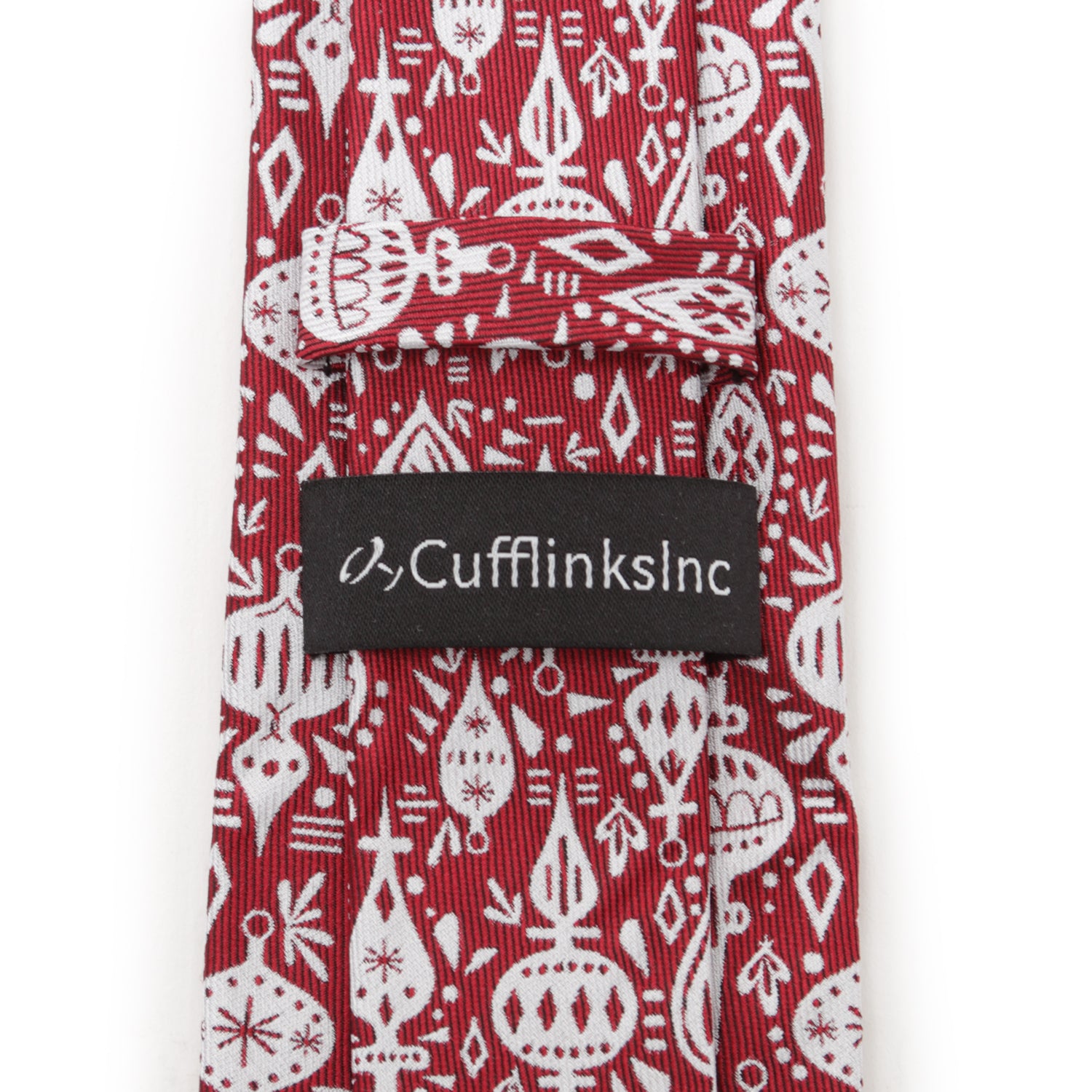 Christmas Wrap Red Men's Tie Image 5