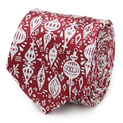 Christmas Wrap Red Men's Tie Image 1