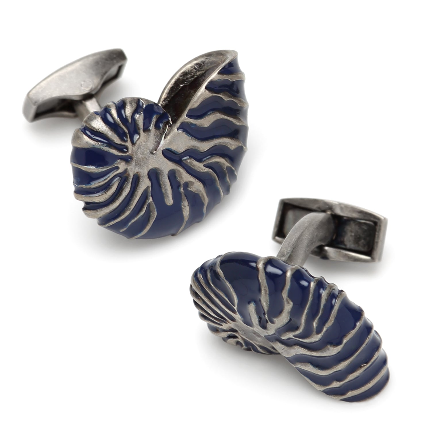 Nautilus Shell Cufflinks Image 1