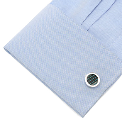 Classic Car Fabric Cufflinks Image 3