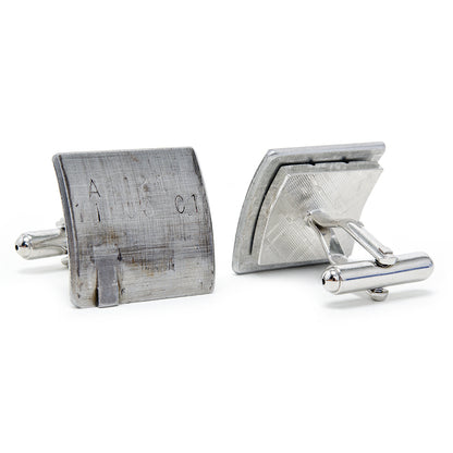 GM Silver Car Bearing Cufflinks Image 3