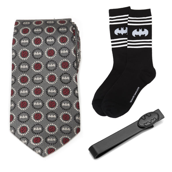 Batman Necktie Gift Set Image 1