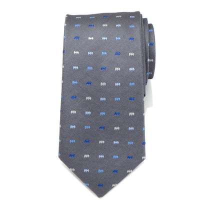 Batman Icon Gray Mens Tie Image 3