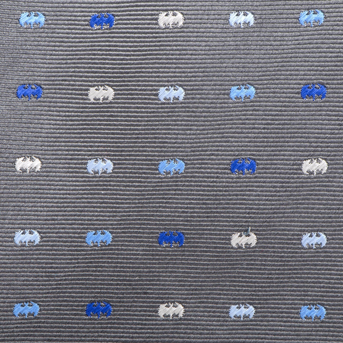 Batman Icon Gray Mens Tie Image 5