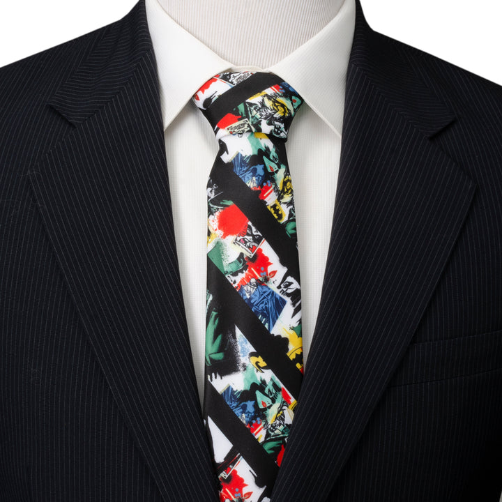 DC Comics - Batman Chaos Stripe Men's Tie Image 2