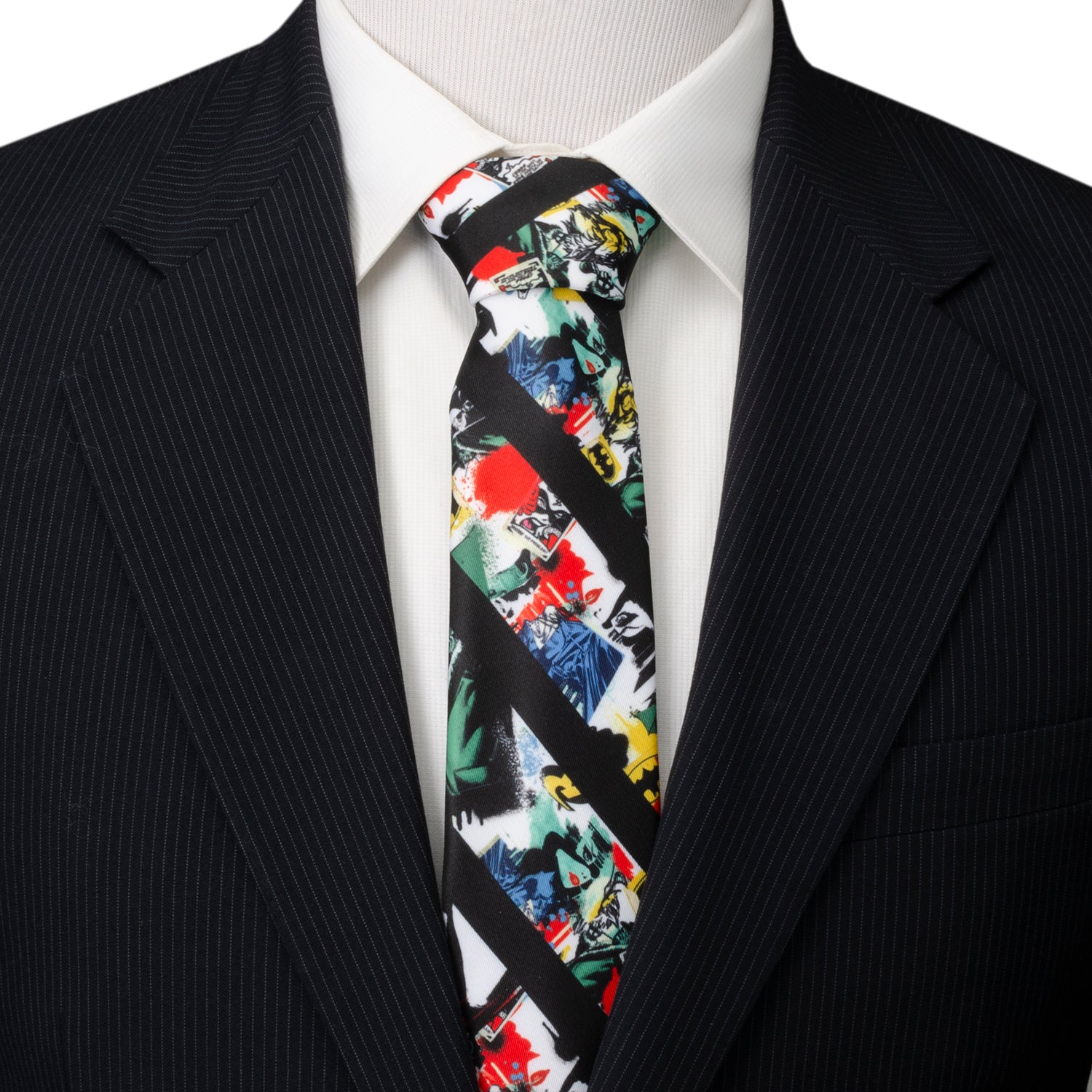 DC Comics - Batman Chaos Stripe Men's Tie Image 2