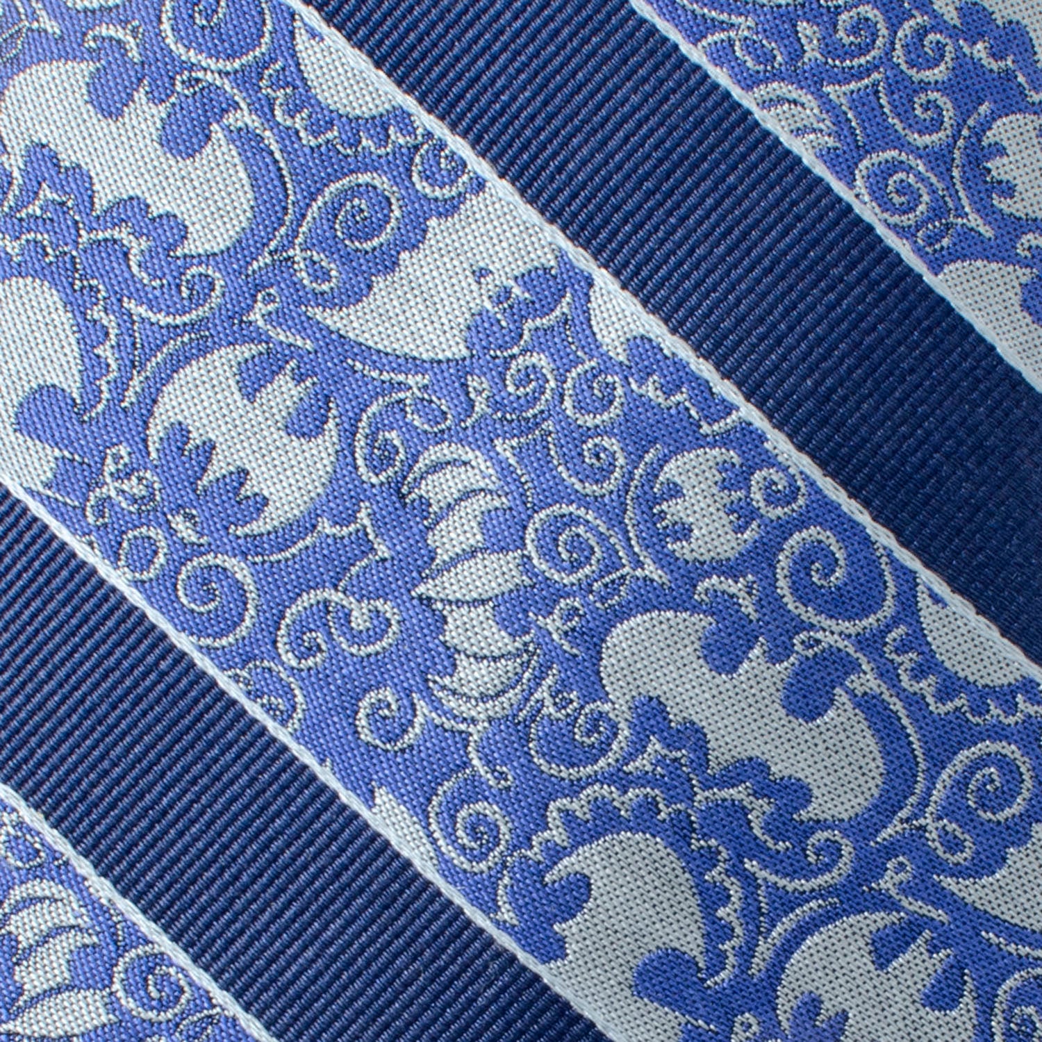 Batman Stripe Multi Emblem Blue Men's Tie Image 4