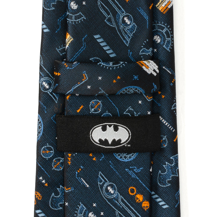 Batman Batmobile Black Men's Tie Image 5
