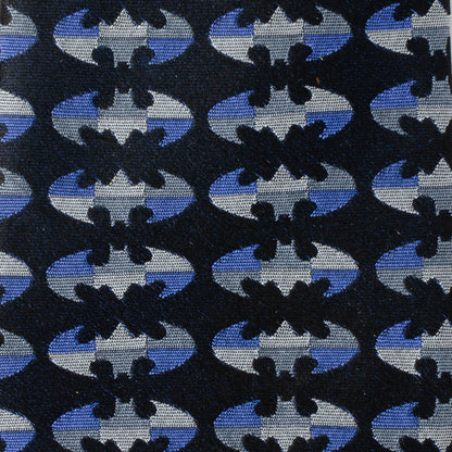 Batman Blue Blocked Black Men's Tie Image 4