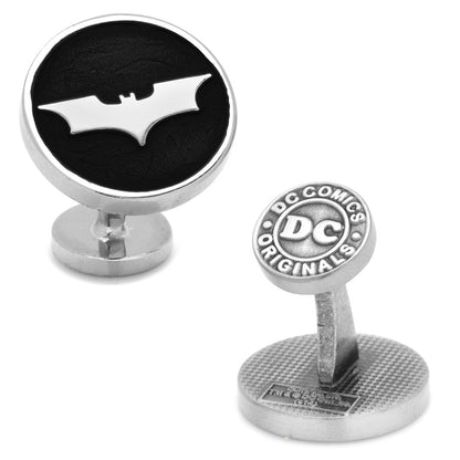 Recessed Black Batman Dark Knight Cufflinks Image 2