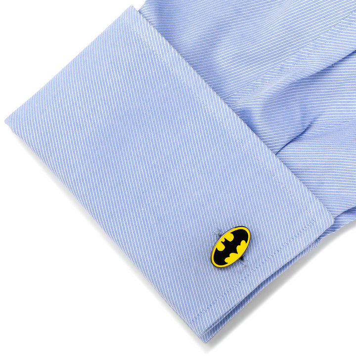 Transparent Enamel Batman Cufflinks Image 3