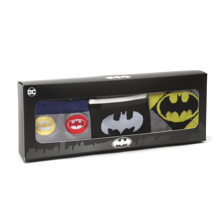 Batman 3 Pack Sock Gift Set Packaging Image