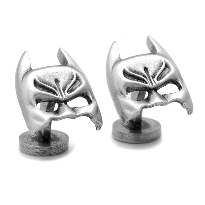 Silver Batman Mask Cufflinks Image 2