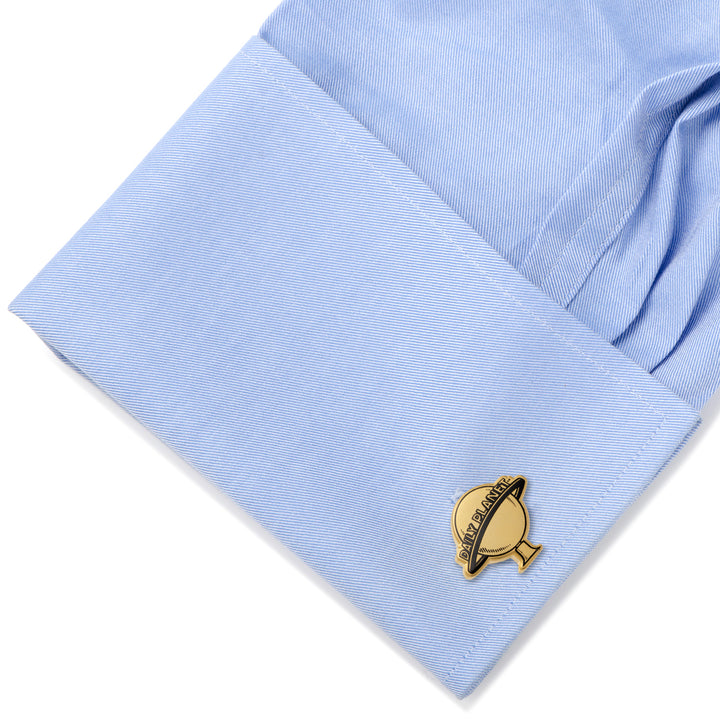 Daily Planet Gold Cufflinks Image 3