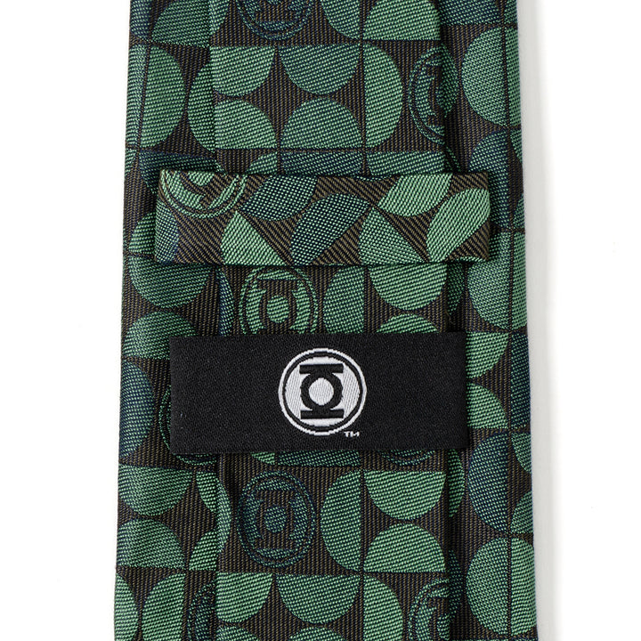 Green Lantern Charcoal Men's Tie Image 5