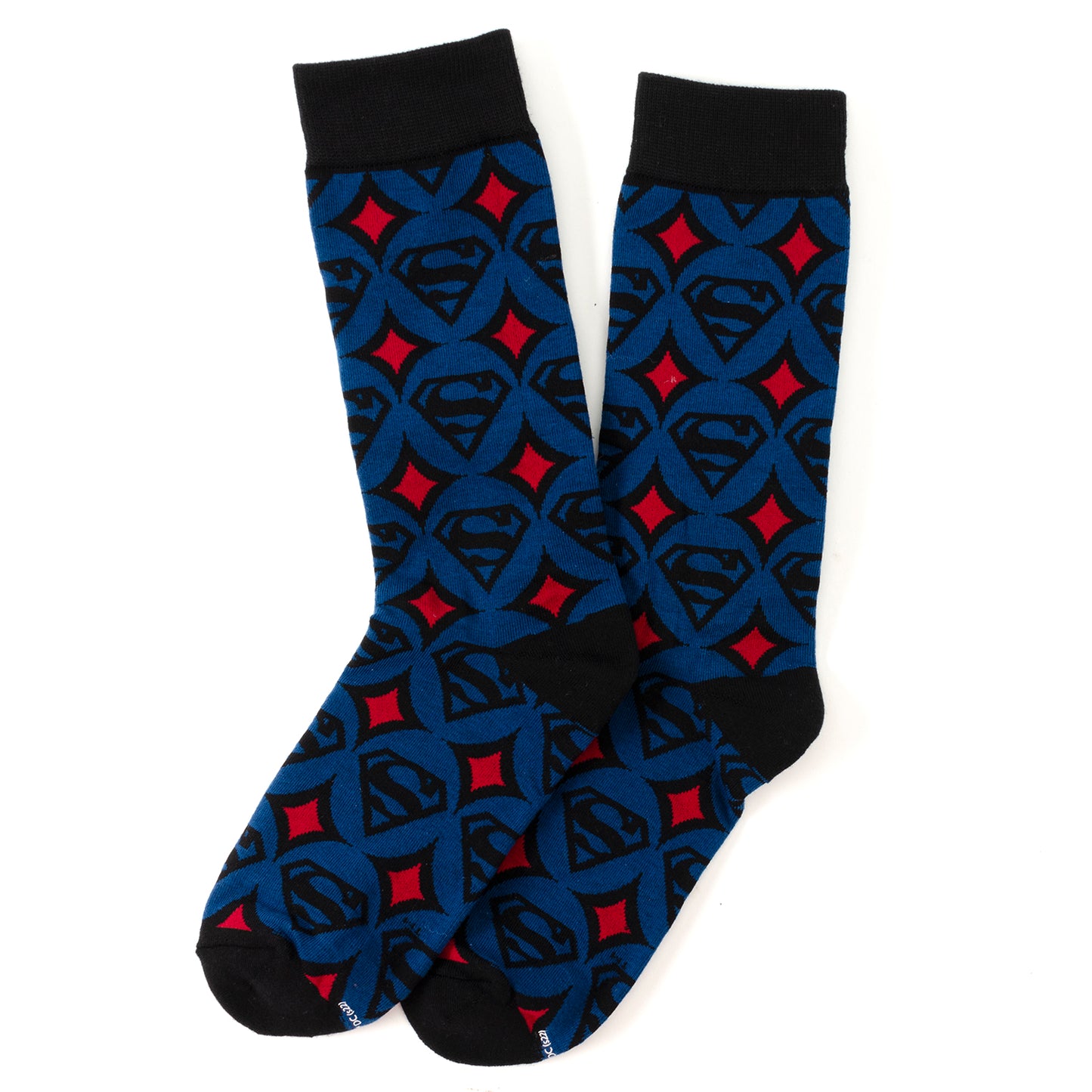 DC Comics - Superman Circle Motif Blue Men's Socks Image 2