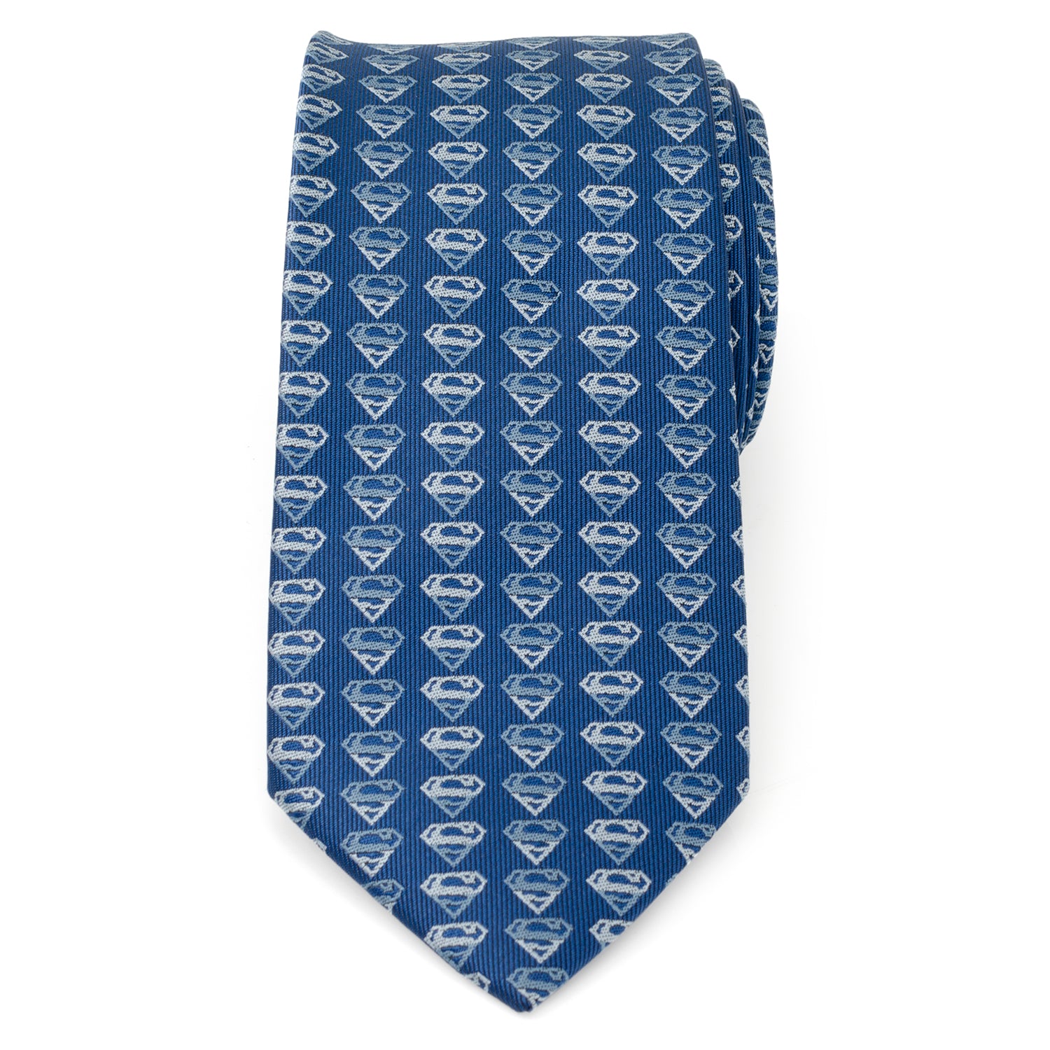 DC Comics - Superman Silhouette Blue Men's Tie Image 3