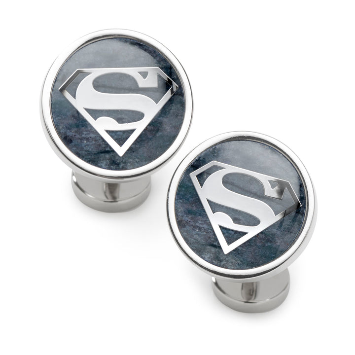 Superman Navy Gemstone Cufflinks Image 2