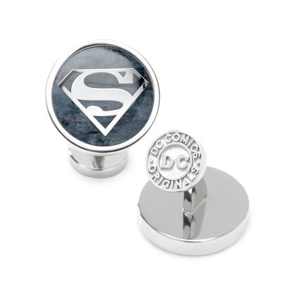 Superman Navy Gemstone Cufflinks Image 1