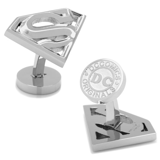 Stainless Steel Superman Cufflinks Image 1