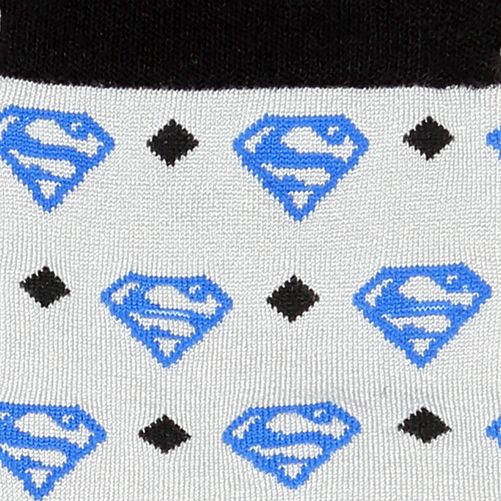 Superman Diamond Gray Socks Image 3