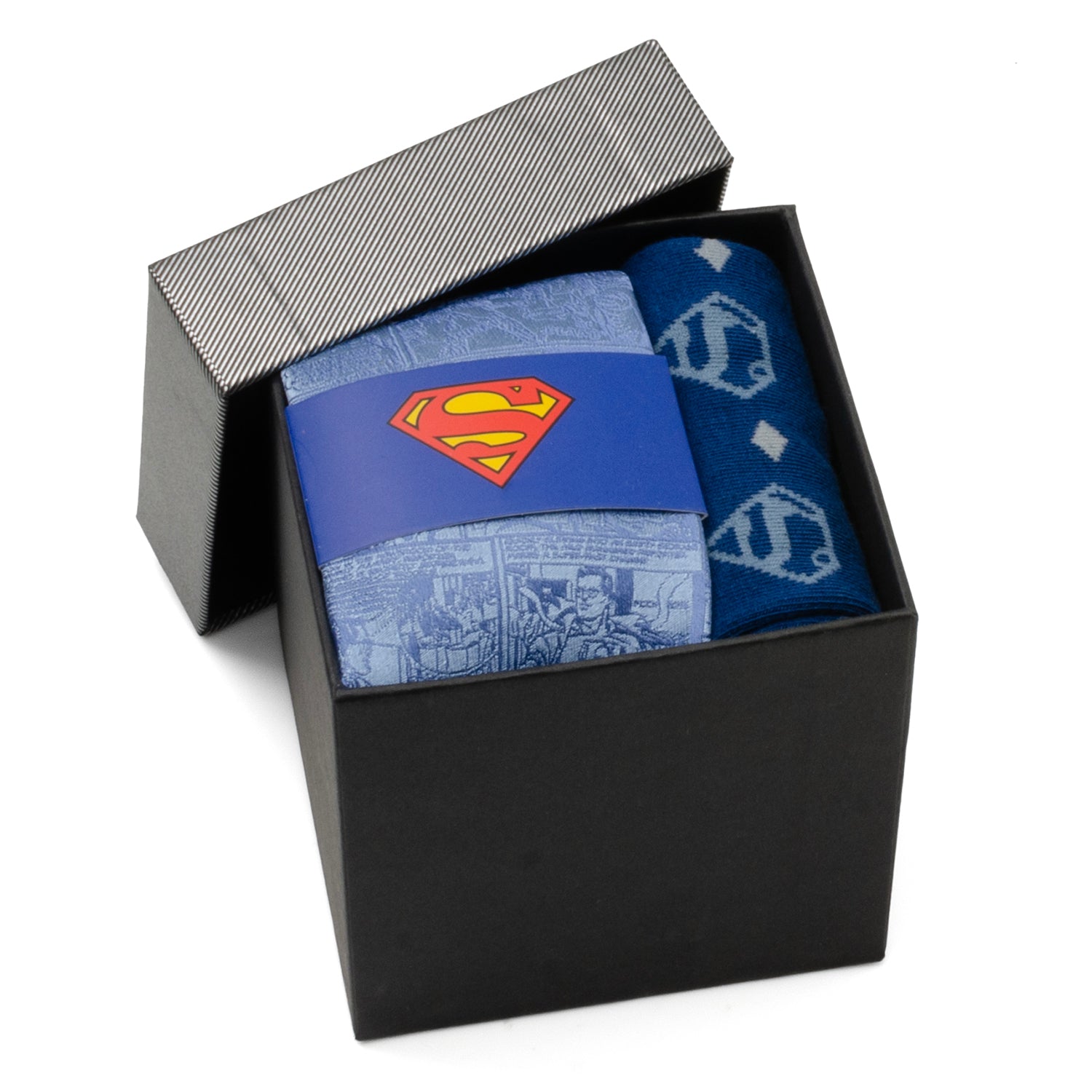 Superman Tie and Sock Gift Set Image 2
