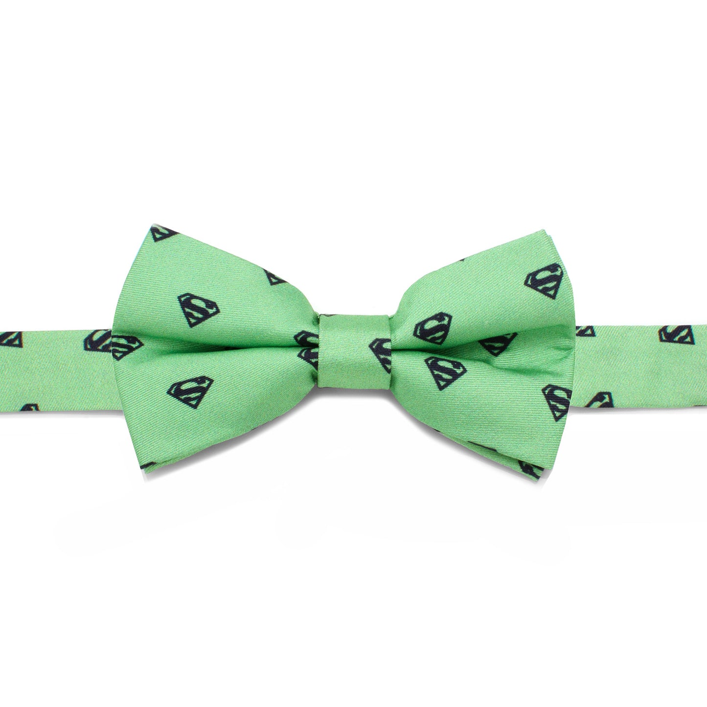 Superman Green Big Boys' Silk Bow Tie Image 1