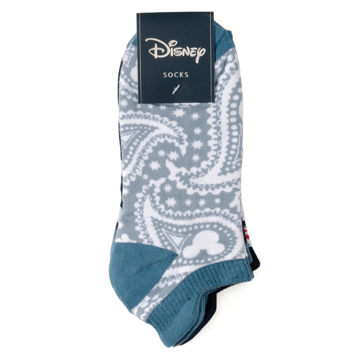 Mickey Silhouette 3 Pack Ankle Sock Set Image 3