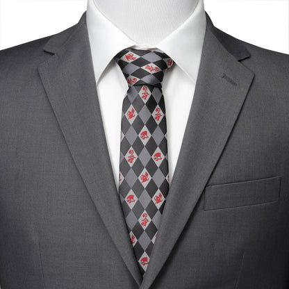 Alice in Wonderland Gray Men's Tie Image 2