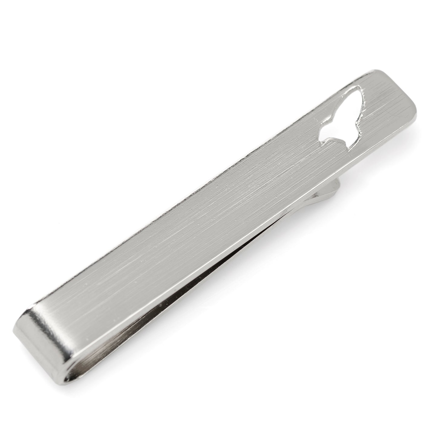 Disney - Buzz Lightyear Cutout Hidden Message Silver Tie Bar Image 3