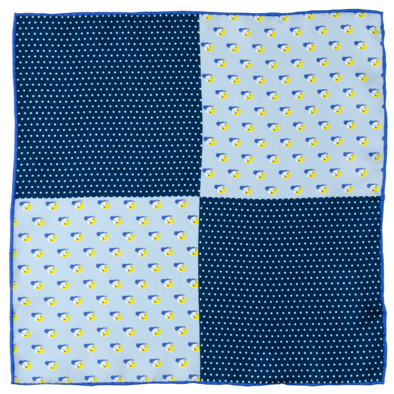 Donald Duck Blue Pocket Square Image 1