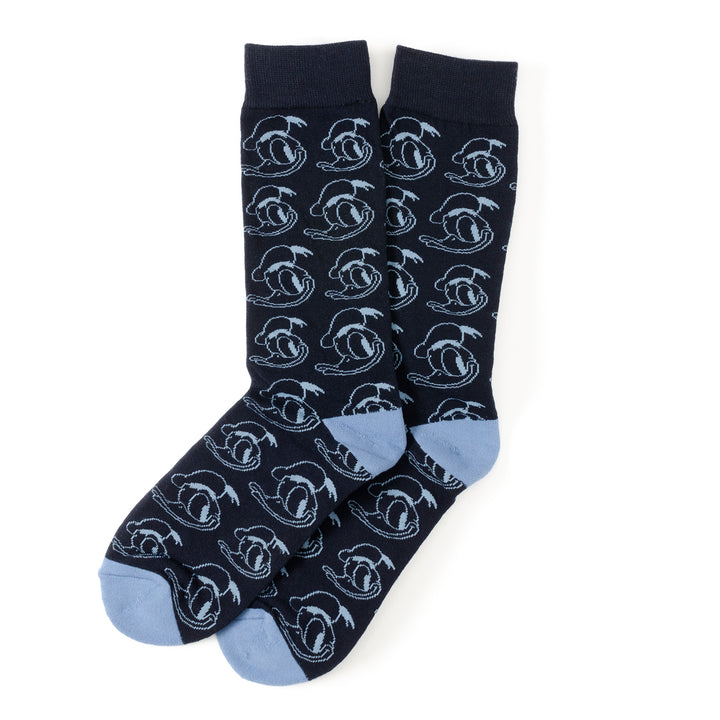 Donald Duck Patterned Blue Men's Socks Image 2