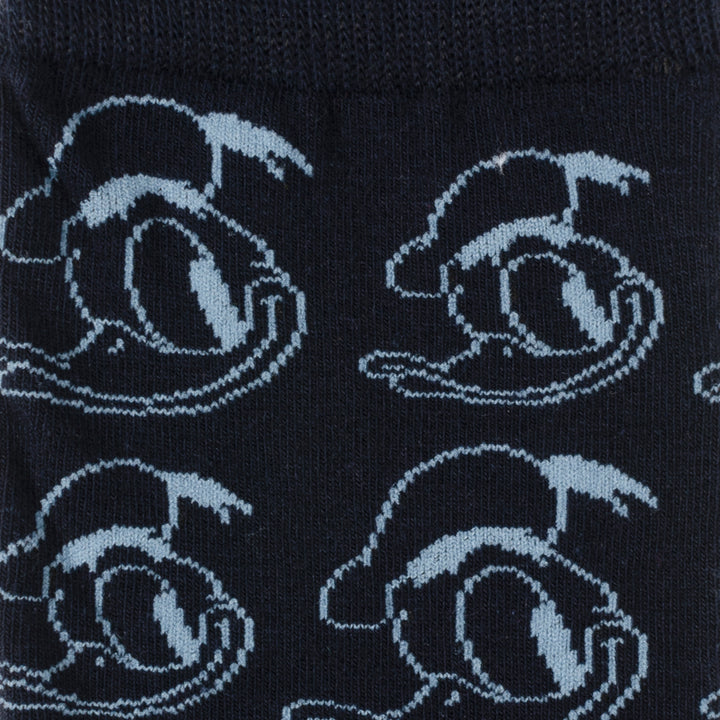Donald Duck Patterned Blue Men's Socks Image 3