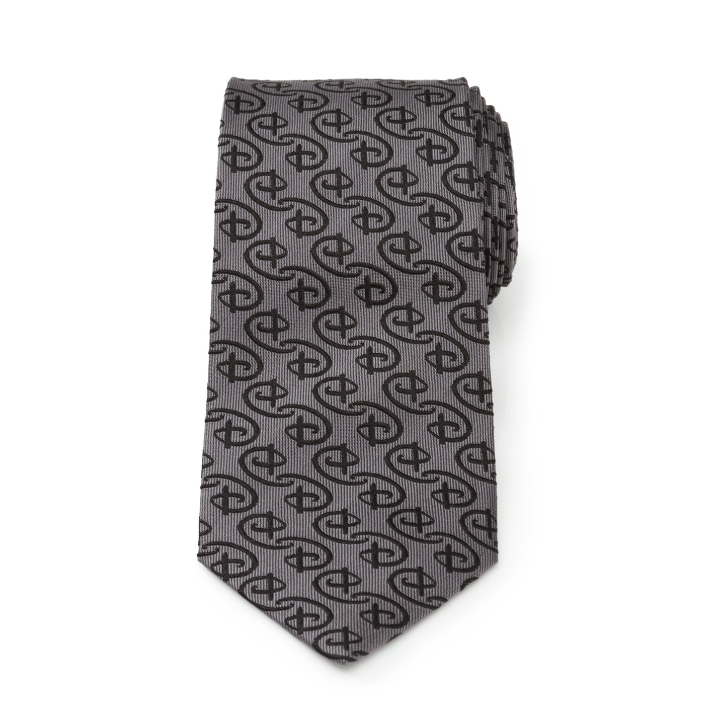 Disney Logo Gray Men's Tie Image 3