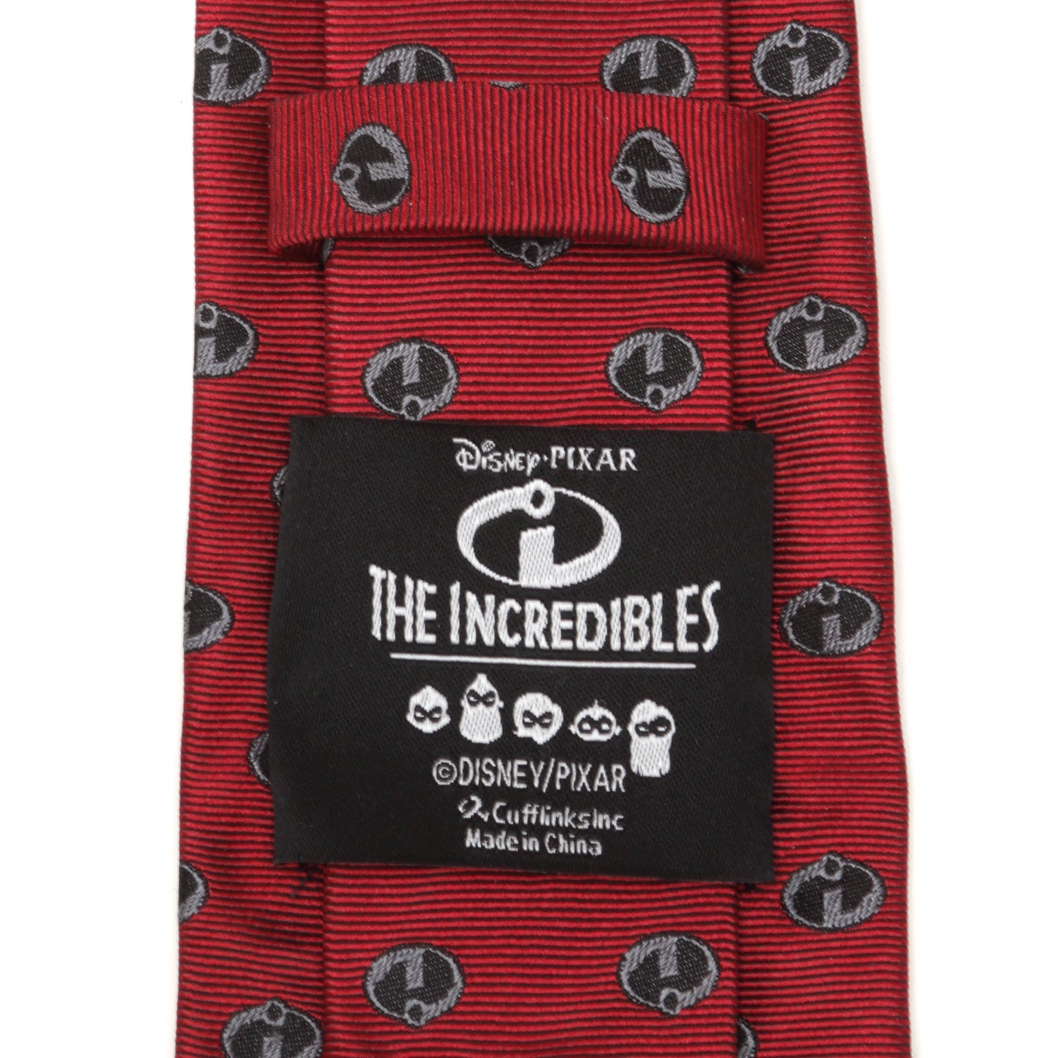 The Incredibles Logo Red Men's Tie Image 4