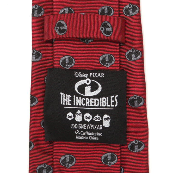 The Incredibles Logo Red Men's Tie Image 4