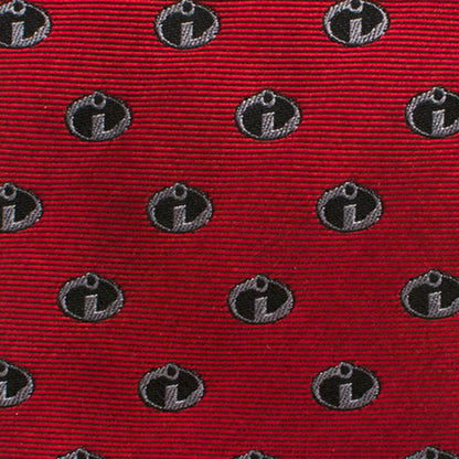 The Incredibles Logo Red Men's Tie Image 5