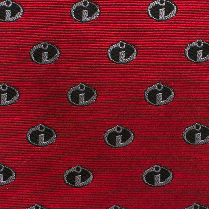 The Incredibles Logo Red Men's Tie Image 5