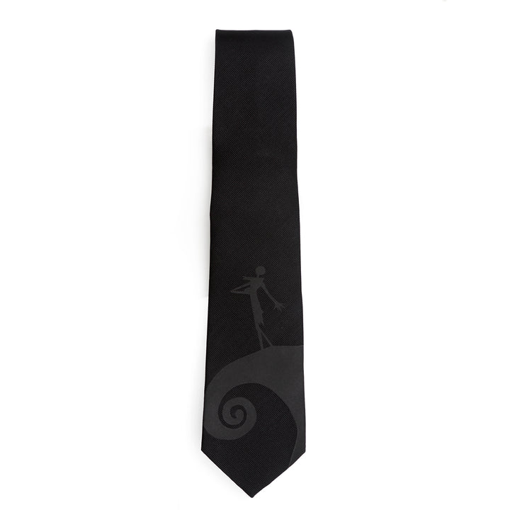 Jack Skellington Black Men's Tie Image 4