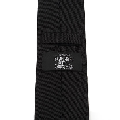 Jack Skellington Black Men's Tie Image 5