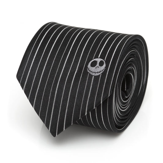 Nightmare Before Christmas Stripe Men's Tie Image 1