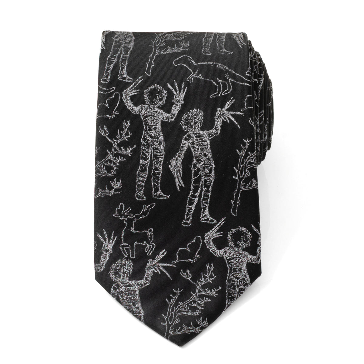 Edward Scissorhands Black Men's Tie