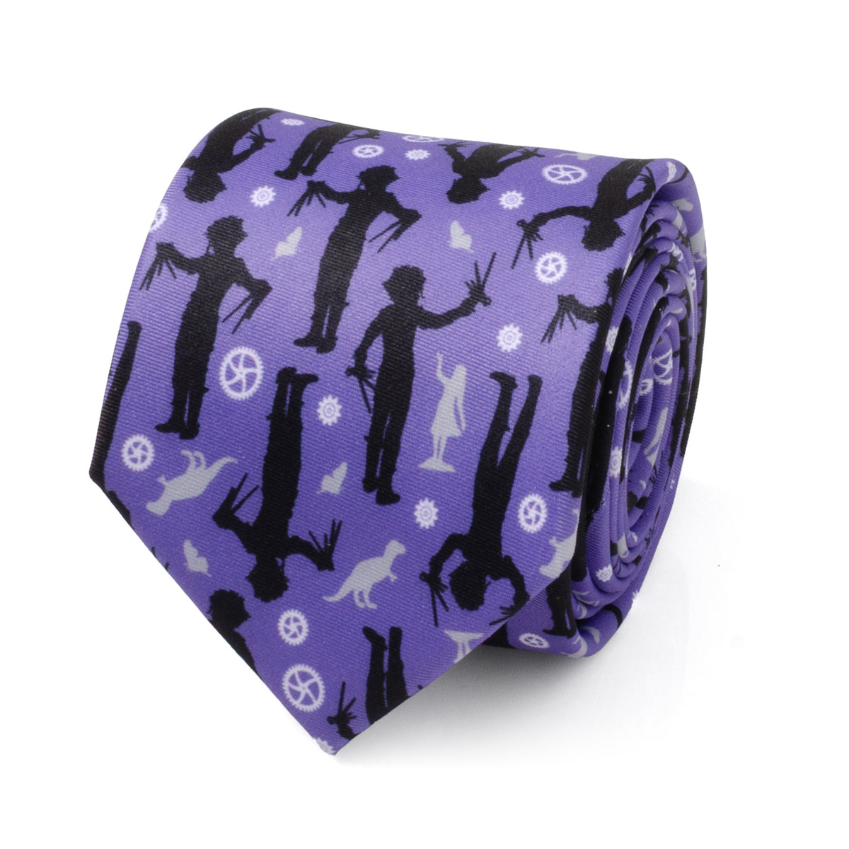 Edward Scissorhands Purple Men's Tie