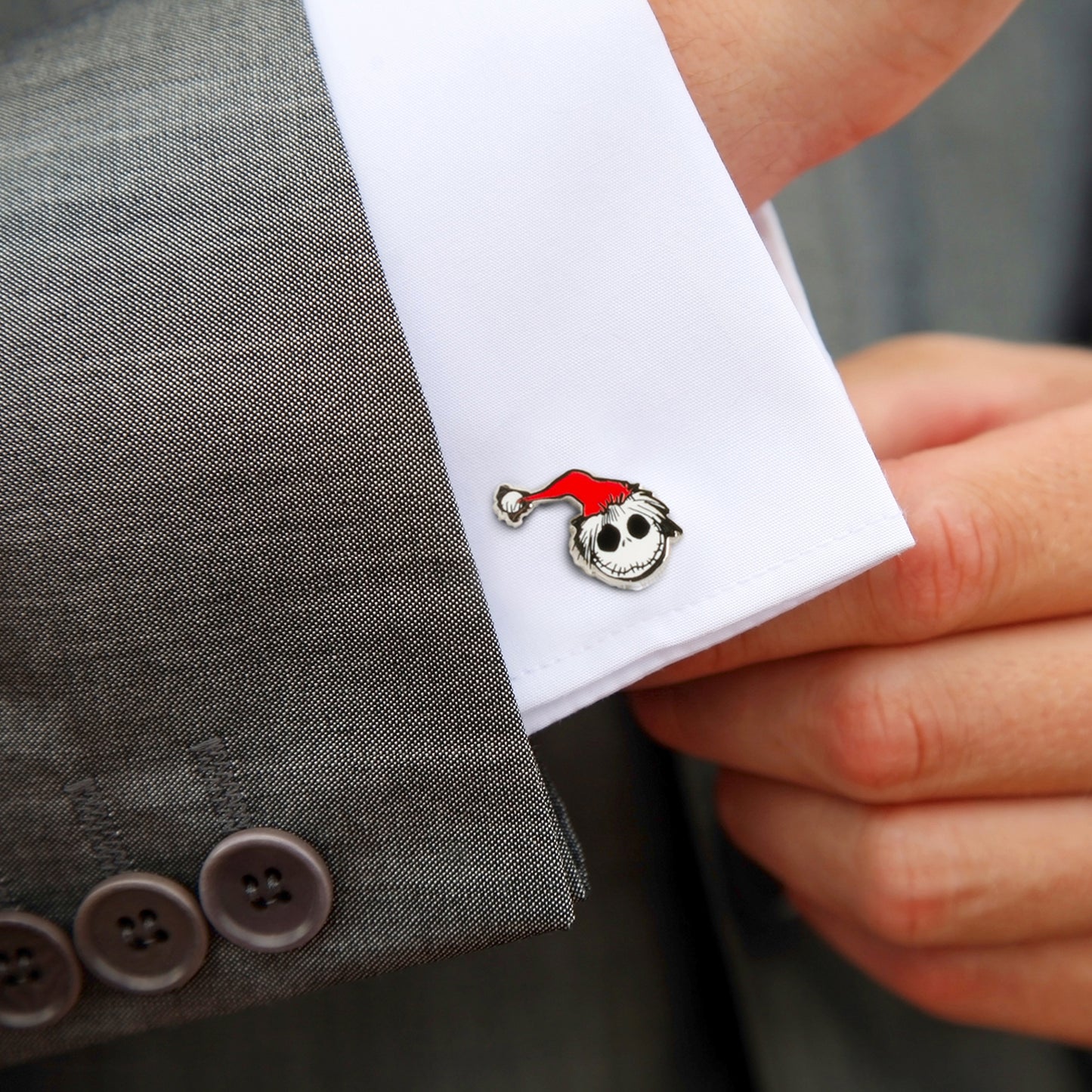 Jack Skellington Holiday Cufflinks Image 2