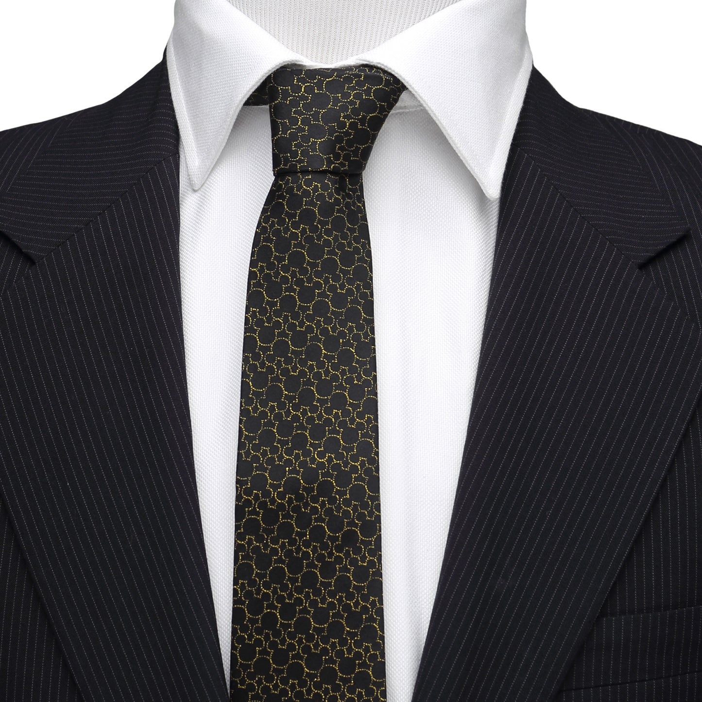 Mickey's 90th Anniversary Compact Silhouette Men's Tie Image 2