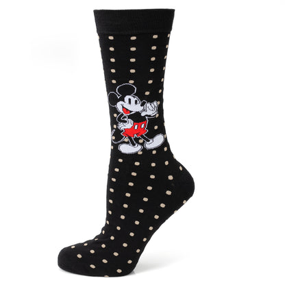 Mickey Dot Sock and Mickey Blue Lapel Pin Gift Set Image 4