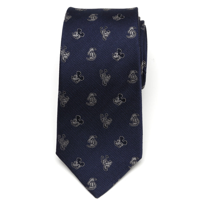 Mickey and Friends Blue Men's Tie Image 3