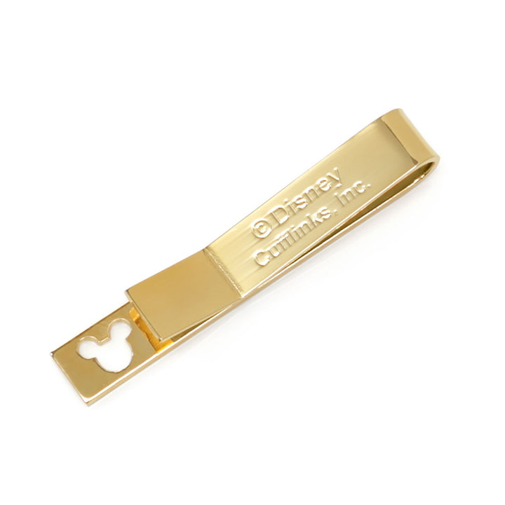 Mickey Mouse Cut Out Gold Tie Bar Image 3