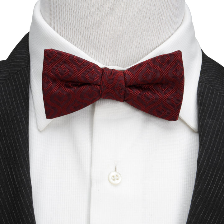 Mickey Mouse Holiday Maroon Bow Tie Image 2