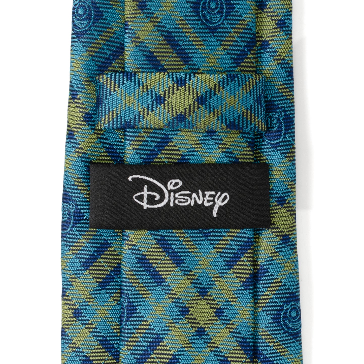 Monsters Inc Plaid Blue Green Tie Image 5